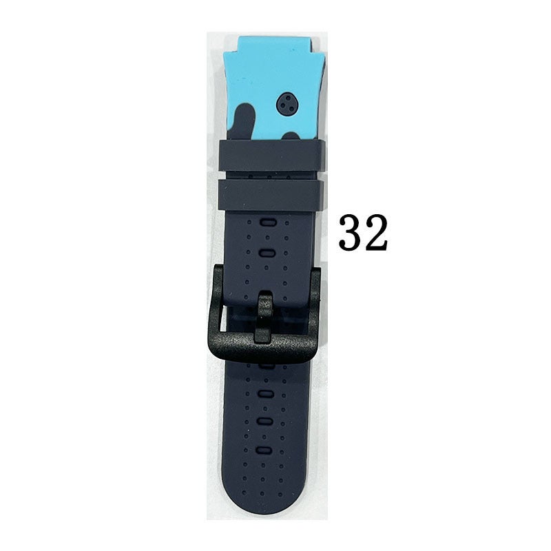 Wangzhou Watch Accessories Phone Strap Children Smart Watchband Silicone Watchband Smart Phone 16Mm Rubber Watchband - Image 1